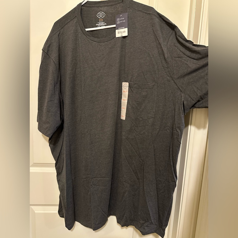St. John's Bay Charcoal Short Sleeve Tees - Set of 2, same color and size